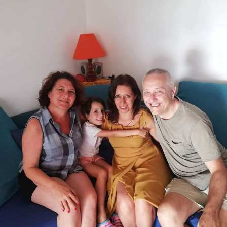 16 agosto 2019 a Fiumefreddo con Viola, Anna Ringa e Sandro